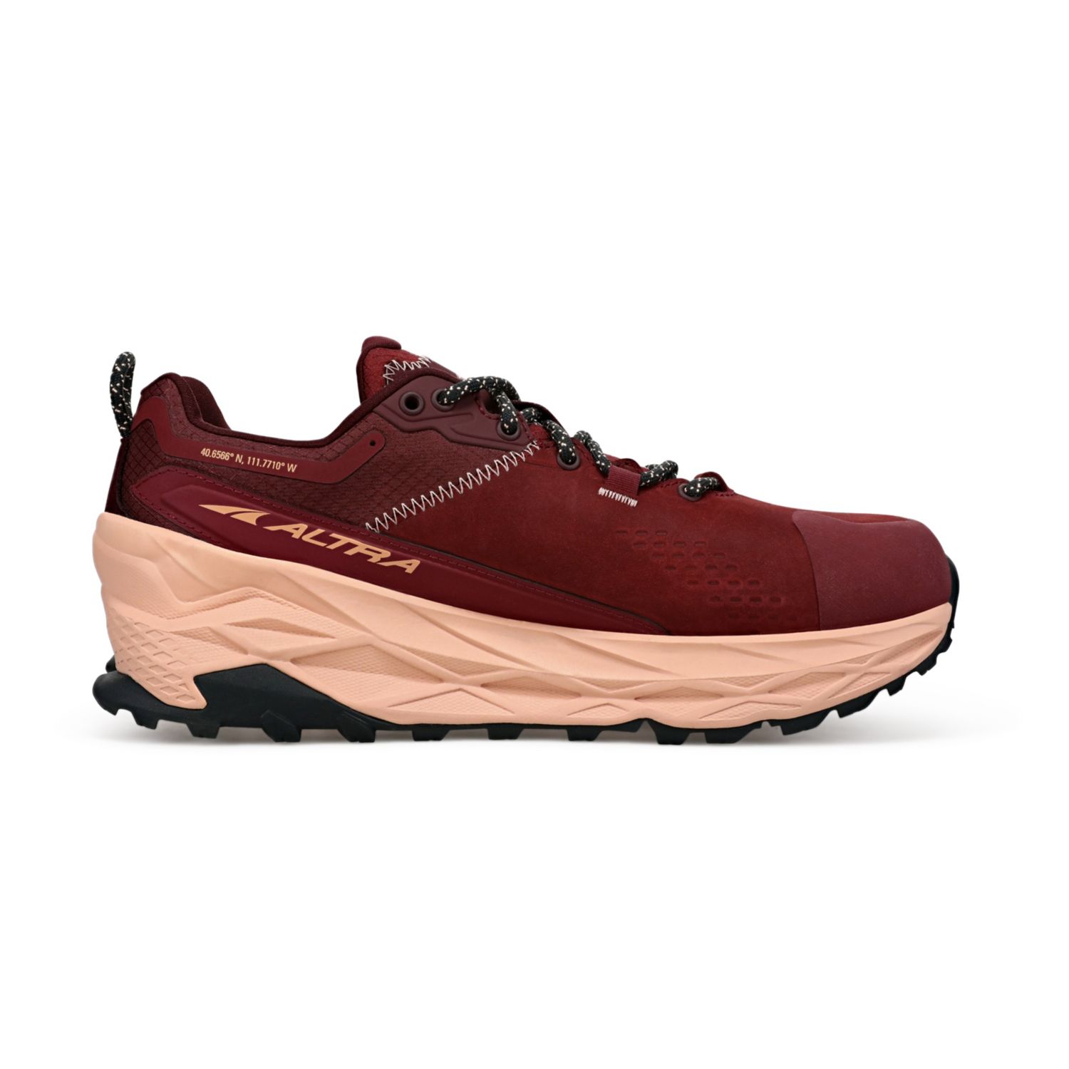 Altra Olympus 5 Hike Low Gtx Women's Hiking Shoes Burgundy | South Africa-37526909